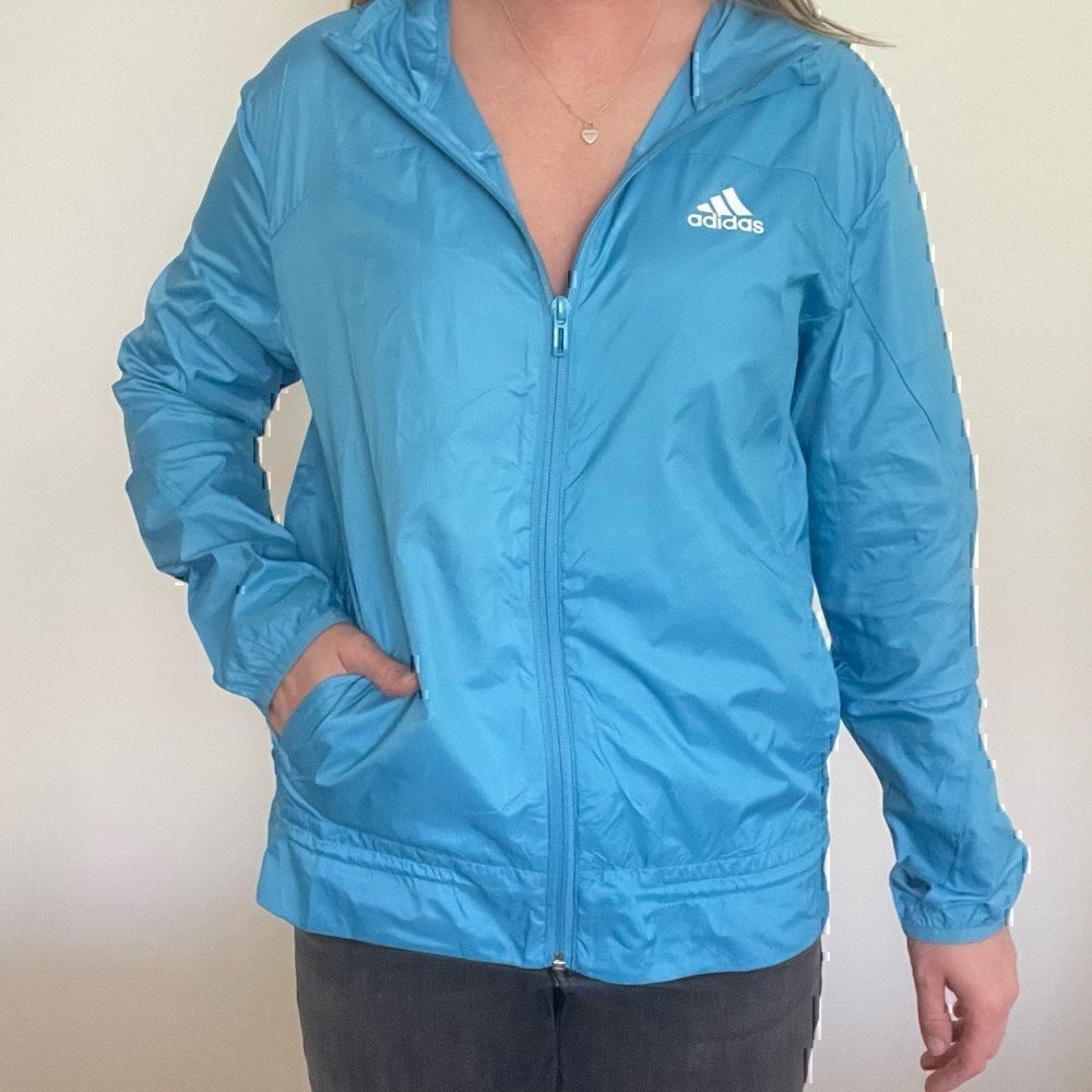 Adidas Blue Windbreaker 